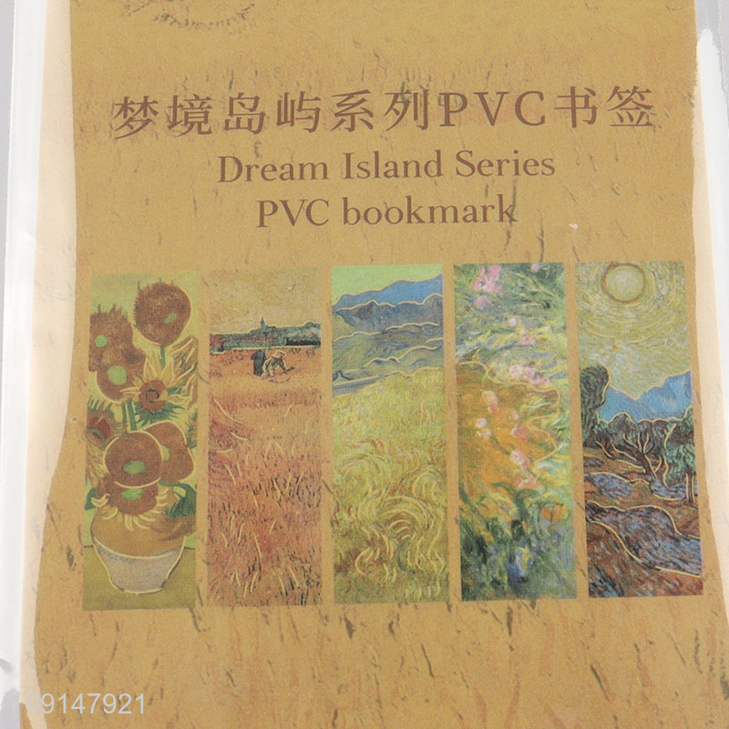 Top products dream island series pvc bookmark page marker