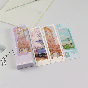 Yiwu market reusable creative students paper bookmark page marker