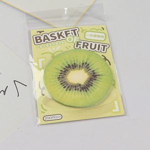 Factory supply fruit series round sticky notes for school office