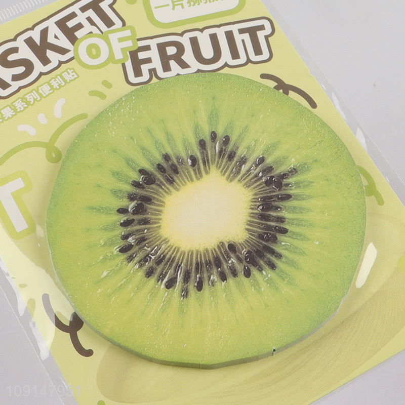 Factory supply fruit series round sticky notes for school office