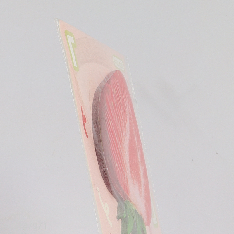 Hot selling strawberry shape self-adhesive sticky notes wholesale