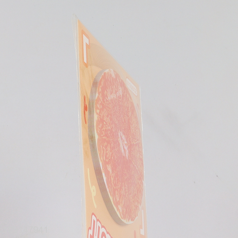 China wholesale orange shape students writing paper sticky notes