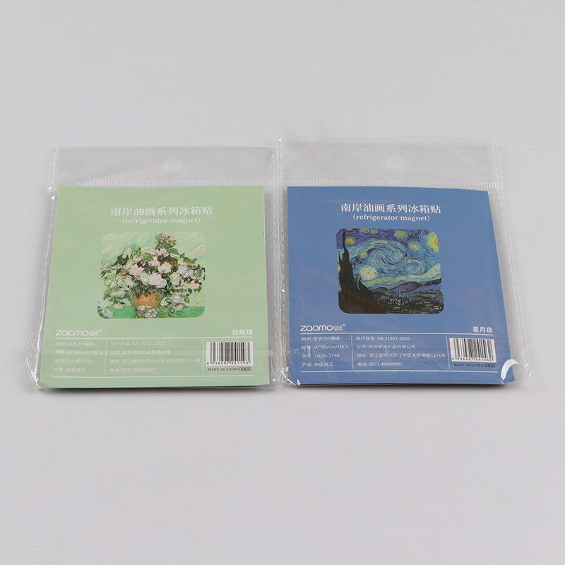 Hot items home decor acrylic fridge magnet refrigerator magnet for sale