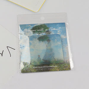 Best sale square oil painting series fridge magnet refrigerator magnet