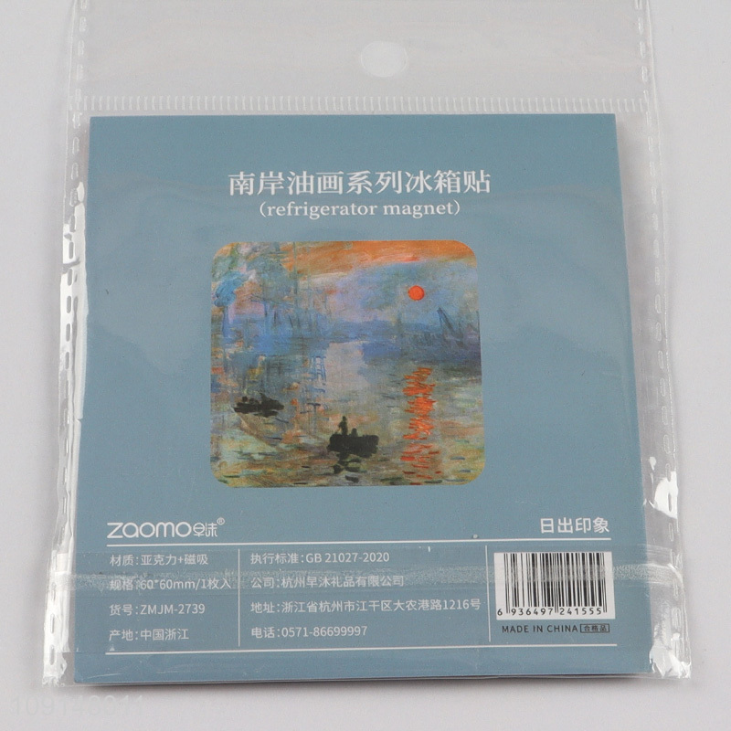 Hot items home decor acrylic fridge magnet refrigerator magnet for sale