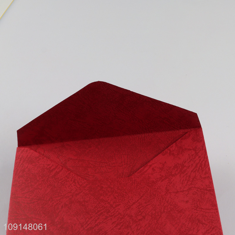 Factory direct sale creative paper envelope with wax seal