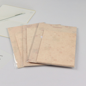 Good selling flower printed paper envelope letter paper set