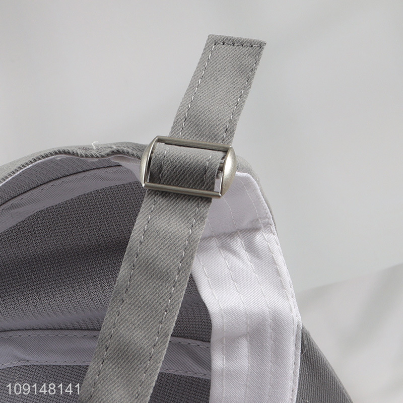 Hot products grey cotton fashionable peaked cap peaked hat for men women