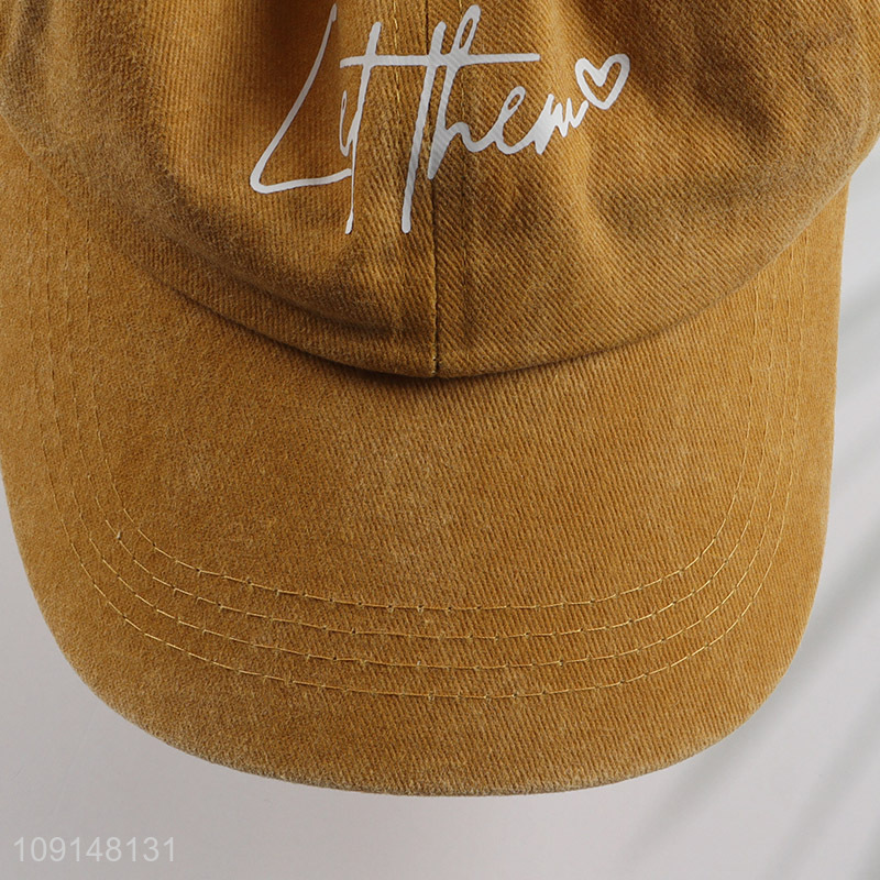 Popular products men women fashionable cotton peaked cap for outdoor