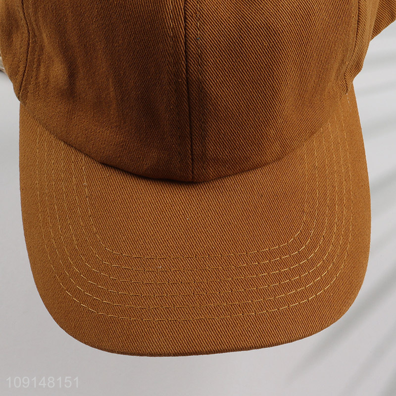 Online wholesale adjustable fashion cotton peaked cap for men women