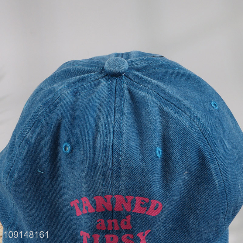 Yiwu market fashion casual cotton peaked cap baseball hat for sale