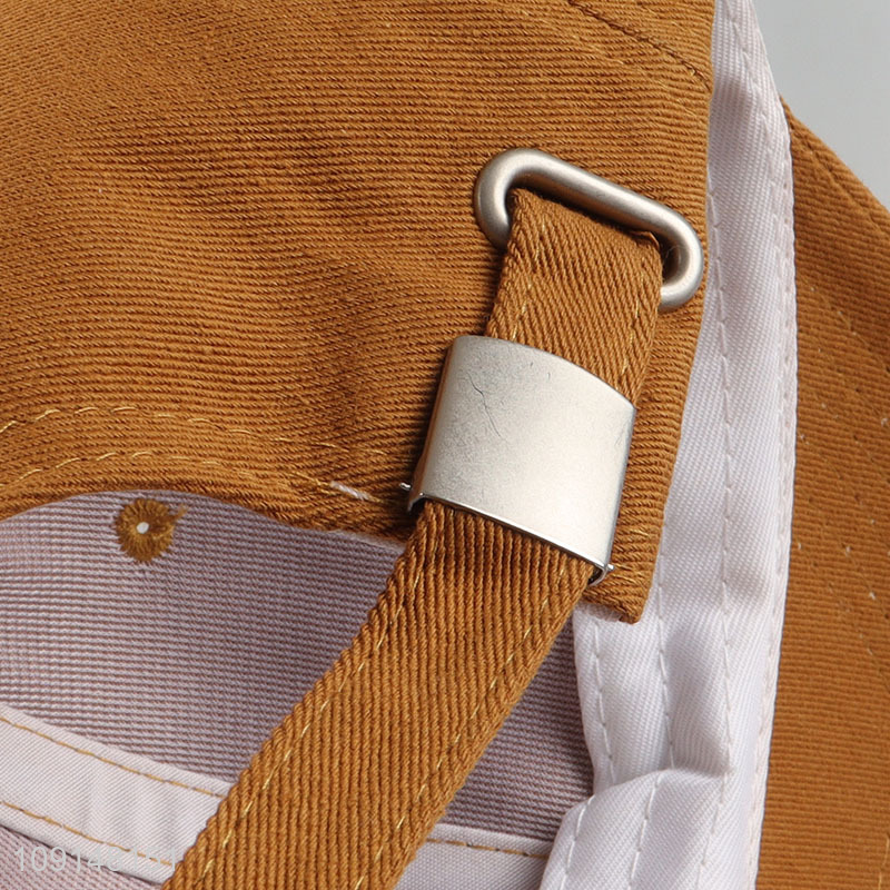 Online wholesale adjustable fashion cotton peaked cap for men women