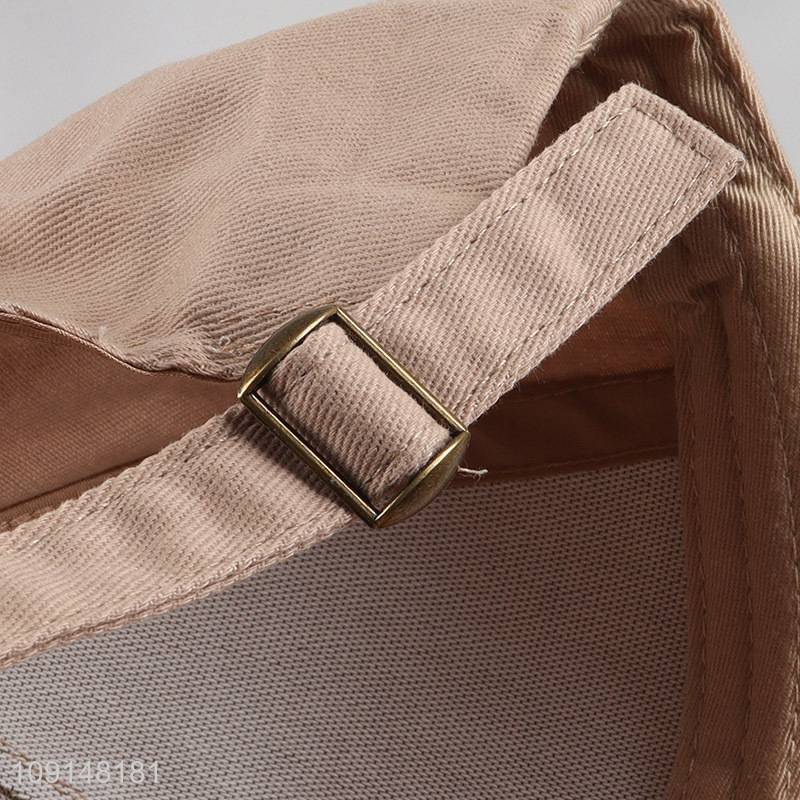 Hot items simple adjustable fashion cotton peaked cap wholesale