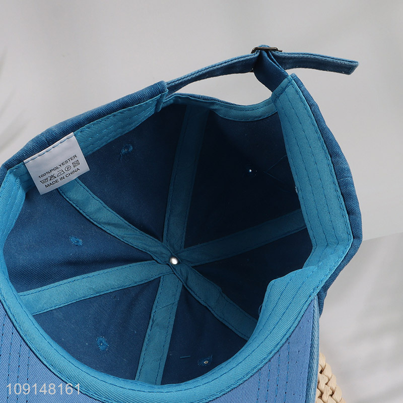 Yiwu market fashion casual cotton peaked cap baseball hat for sale