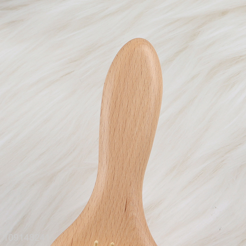 China supplier anti-static wooden massage hair comb hair brush for sale