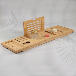 High quality bath organizer removable boards extend bath tray