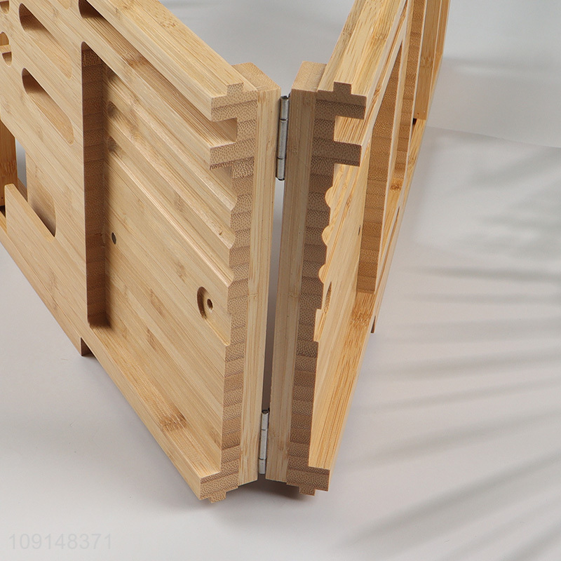 High quality bath organizer removable boards extend bath tray