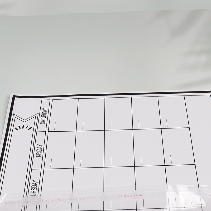 Hot Sale Fridge Whiteboard Meal Plan Magnetic Week Planner