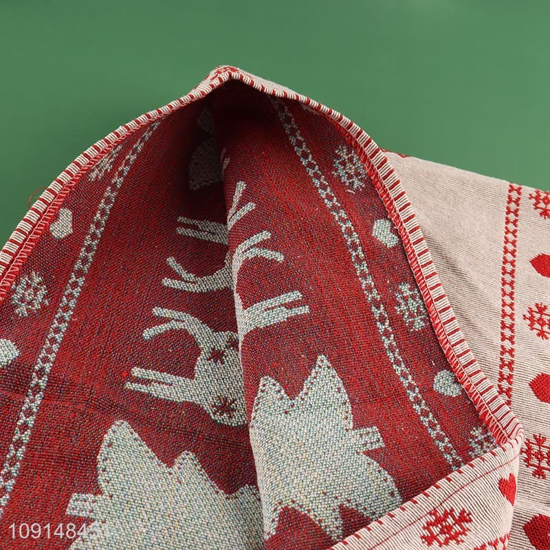 Factory Direct Sale Christmas Table Runner Holiday Farmhouse Indoor Decoration