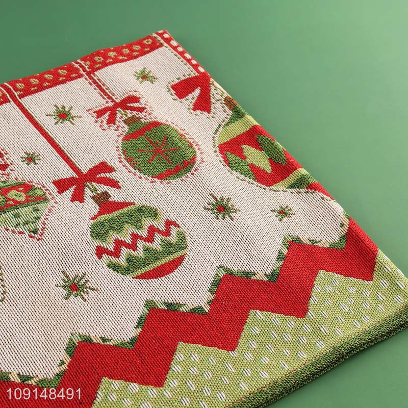 Wholesale Christmas Table Runner Farmhouse Table Decorations for Kitchen Dining