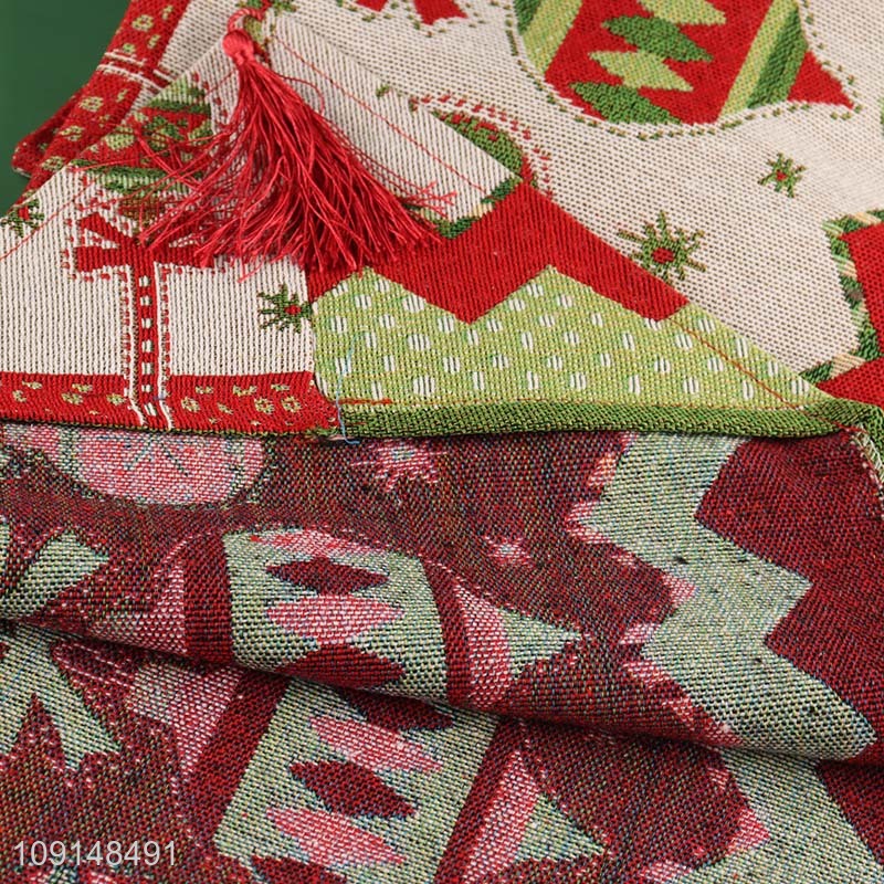 Wholesale Christmas Table Runner Farmhouse Table Decorations for Kitchen Dining