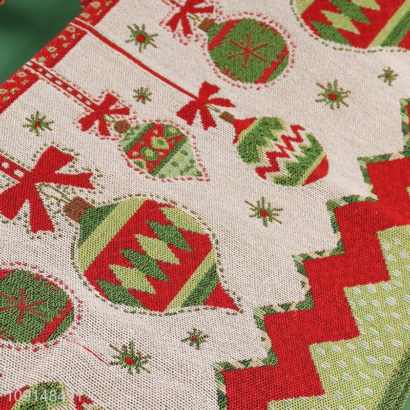 Wholesale Christmas Table Runner Farmhouse Table Decorations for Kitchen Dining