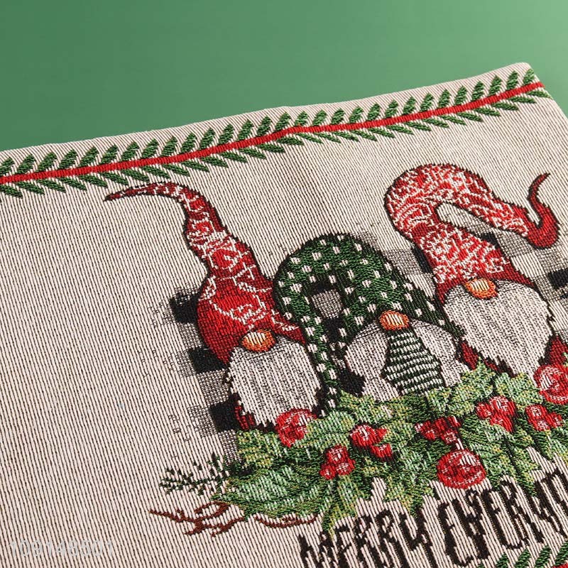 Factory Supply Christmas Table Runner Seasonal Winter Home Table Decorations