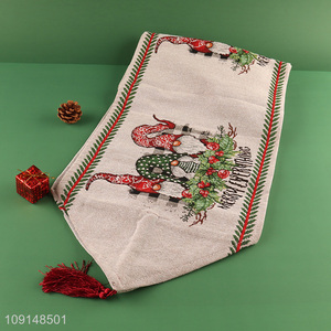 Factory Supply Christmas Table Runner Seasonal Winter Home Table Decorations
