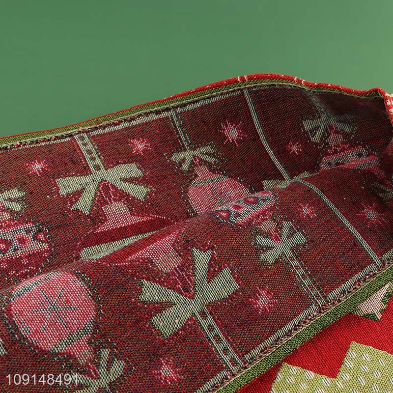 Wholesale Christmas Table Runner Farmhouse Table Decorations for Kitchen Dining
