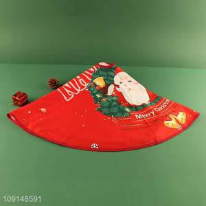 Online Wholesale Decorative Christmas Tree Skirt Soft Christmas Tree Mat
