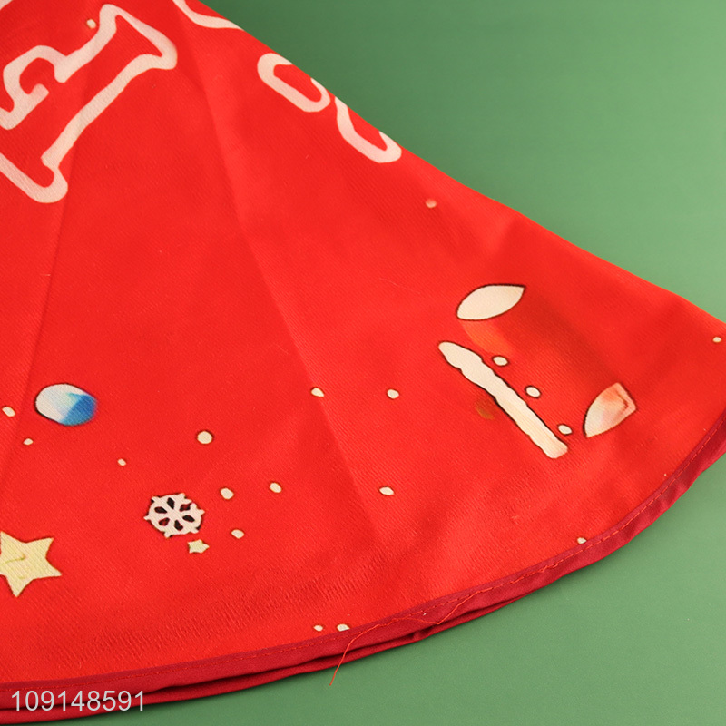 Online Wholesale Decorative Christmas Tree Skirt Soft Christmas Tree Mat