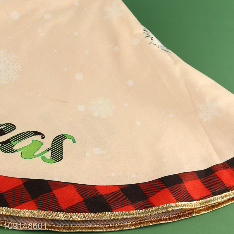 Factory Price Custom Christmas Tree Skirt for Christmas Party Decoration