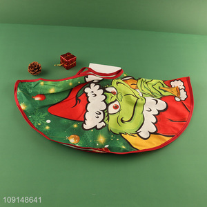 Good Quality Christmas Tree Skirt Round Custom Printed Xmas Tree Skirt