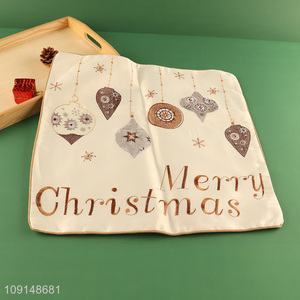 Factory Price Winter Christmas Throw Pillow Covers for Sofa Couch Decor