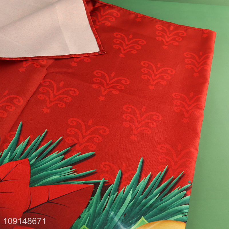 New Arrival Christmas Fabric Tablecloth Xmas Table Cover for Dinner Decor