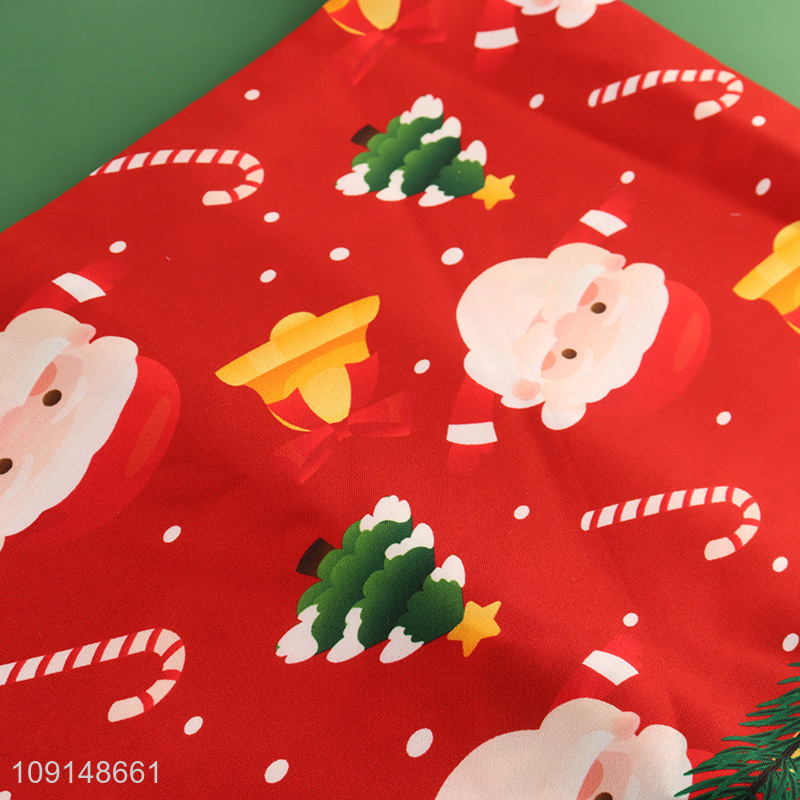 Wholesale Christmas Fabric Tablecloth Washable Table Cover for Party Decor
