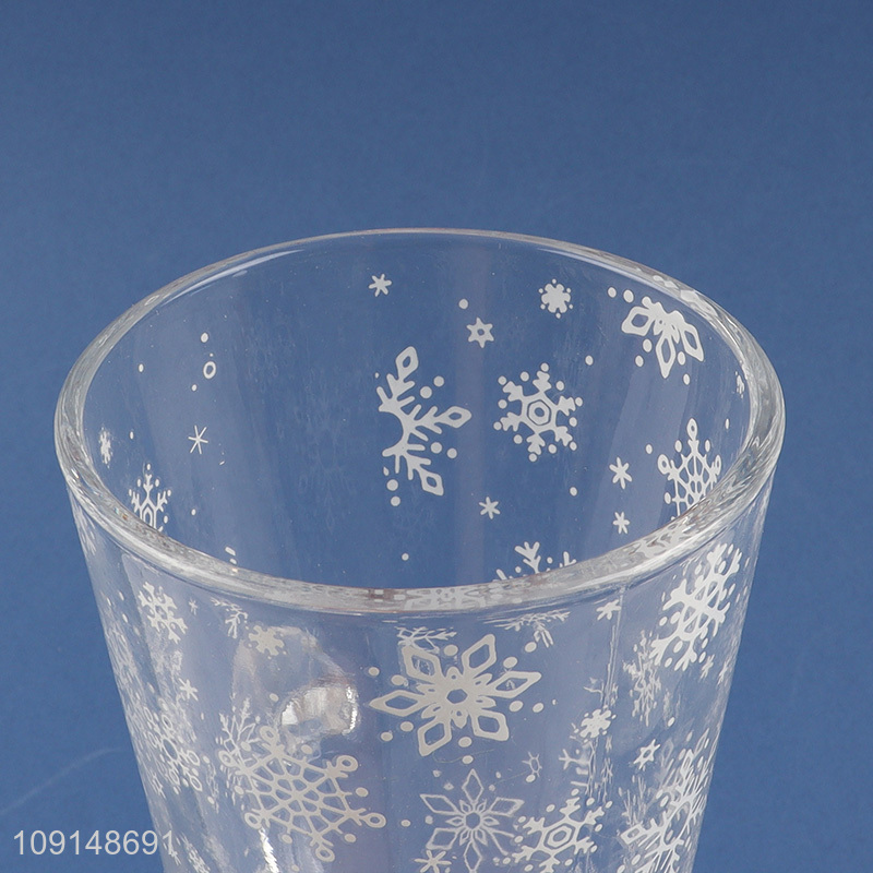 China products glass unbreakable beer cup with handle