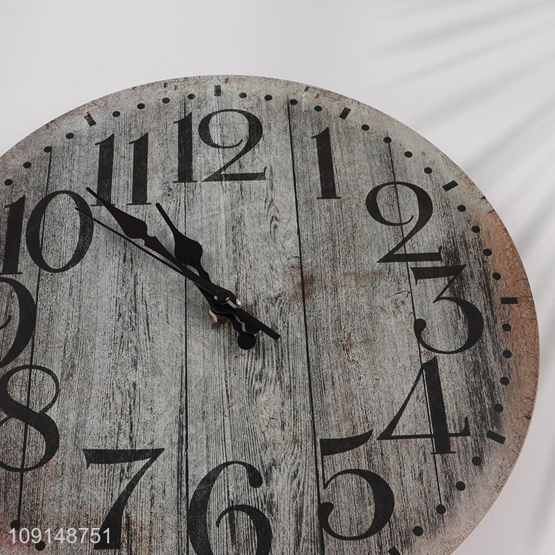 Factory price round living room decor wall clock for sale