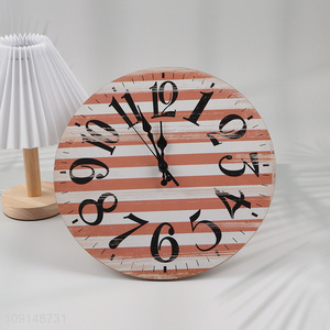 Best selling round living room decor wall clock wholesale