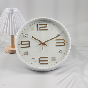 Yiwu market round modern style wall clock for home decor