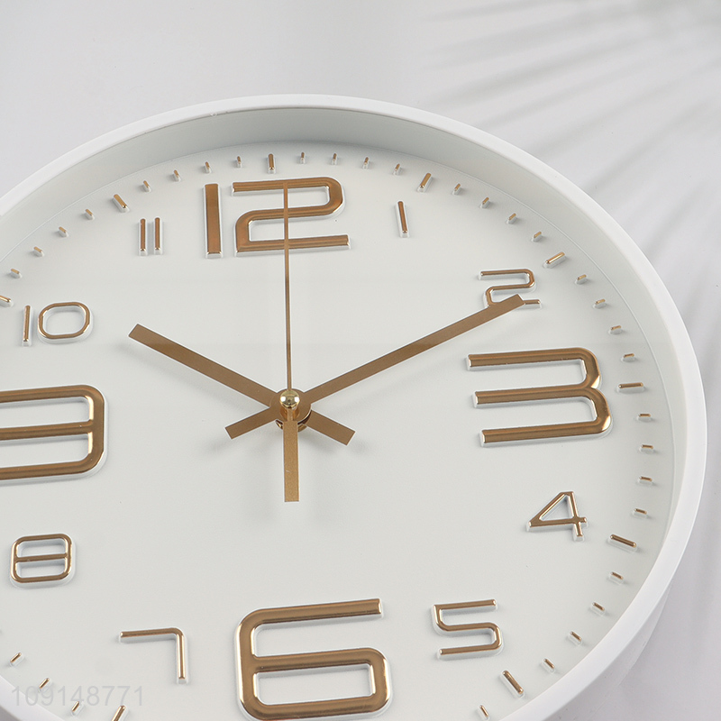 Yiwu market round modern style wall clock for home decor