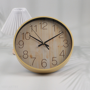 Low price round living room decor wall clock wall hanging clock
