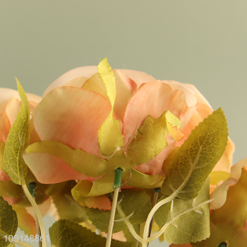 Factory Price Artificial Flower Bouquet Fake Flower for Home Wedding Decor