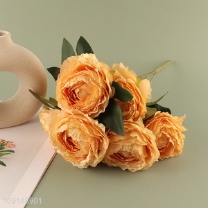 Good Quality Artificial Flower Bouquet Fake Flower for Wedding Party Decor