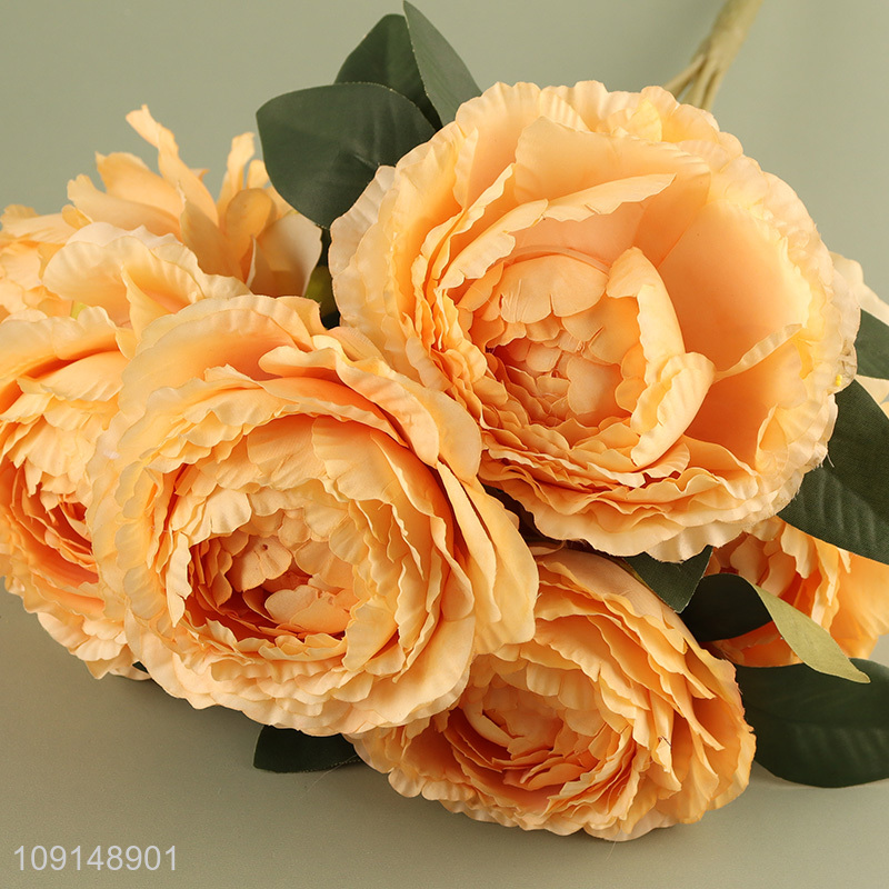 Good Quality Artificial Flower Bouquet Fake Flower for Wedding Party Decor