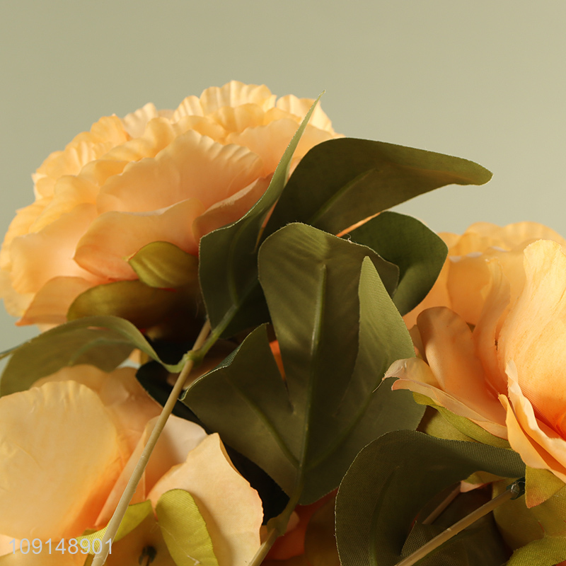 Good Quality Artificial Flower Bouquet Fake Flower for Wedding Party Decor