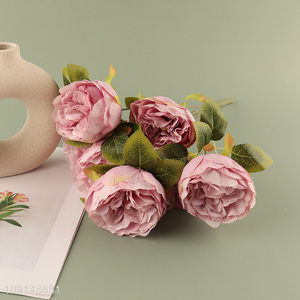 High Quality Artificial Flower Bouquet Fake Flower for Garden Patio Decor