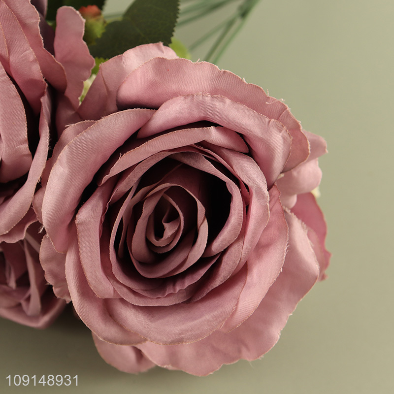 Factory Supply Artificial Flower Fake Plant for Home Office Table Centerpieces