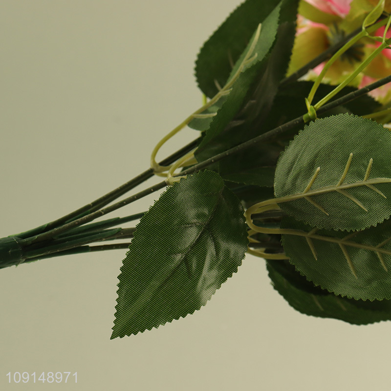 High Quality Artificial Flower Bouquet Fake Flower for Home Wedding Decor