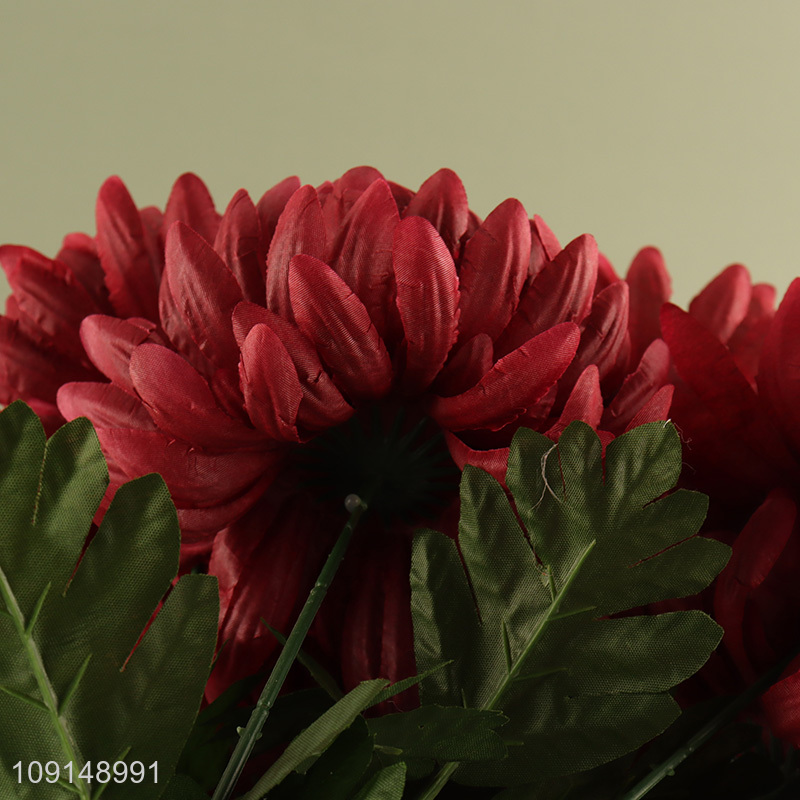 Good Quality Artificial Flower Bouquet Fake Flower for Garden Patio Decor